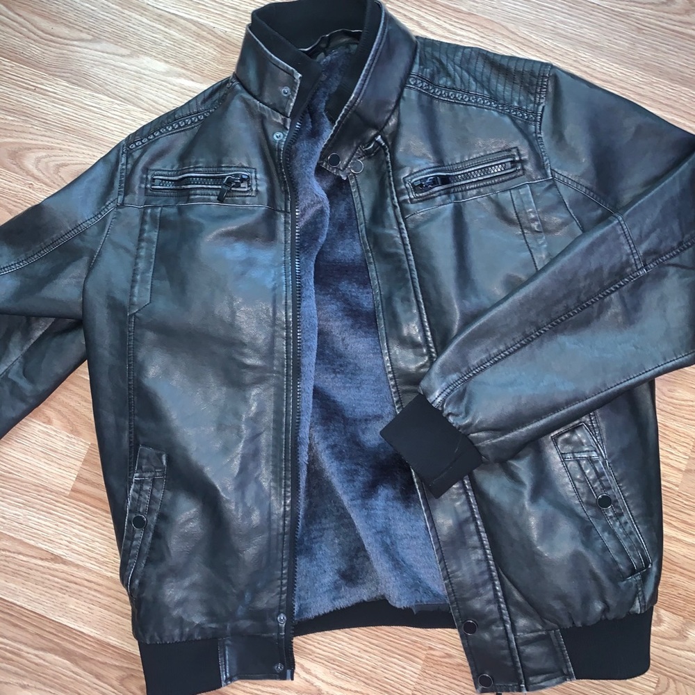 NWOT Amerimode soft leather jacket